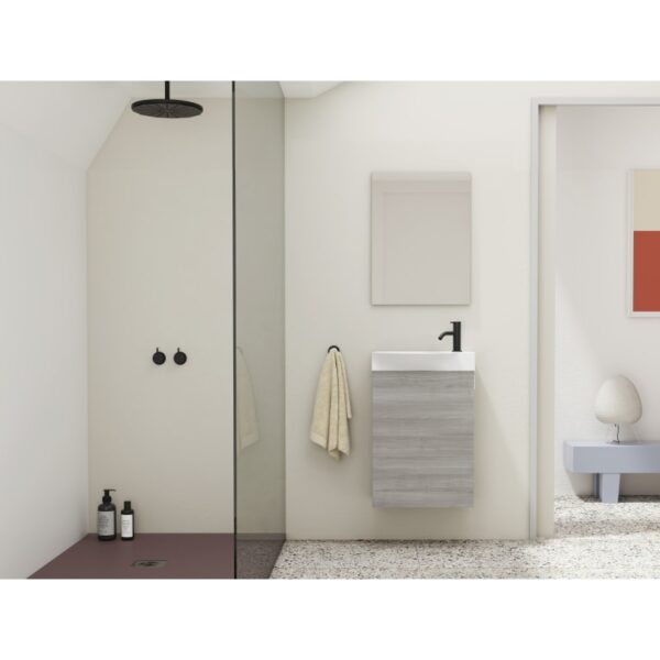 Conjunto completo mueble de baño fondo reducido 34 cm Mika Amizuva principal 2