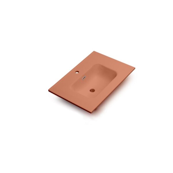 Lavabo encastrado fondo reducido 40 cm Onix New color Coycama principal 8