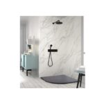 Plato de ducha de resina Pizarra Semicircular Doccia principal 0