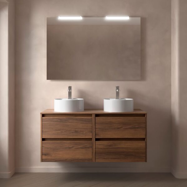 Conjunto mueble de baño con encimera de madera Noja Salgar principal 3