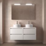 Conjunto mueble de baño con encimera de madera Noja Salgar principal 4