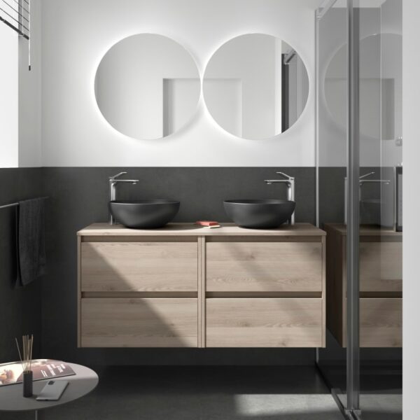 Mueble de baño con encimera de madera Noja Salgar principal 6