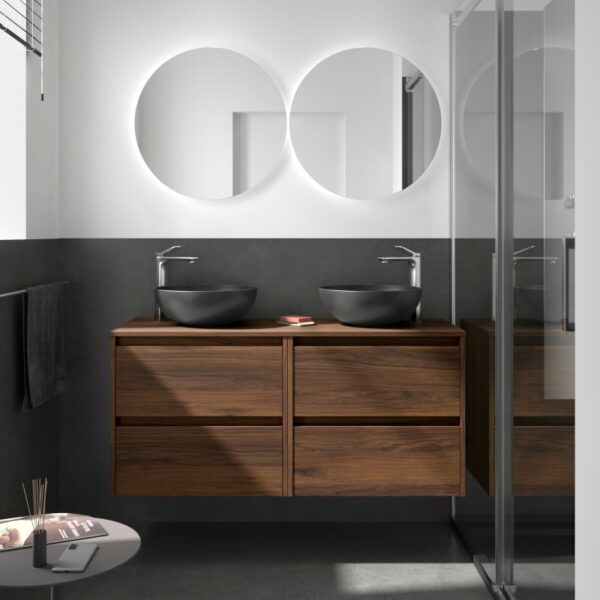 Mueble de baño con encimera de madera Noja Salgar principal 7