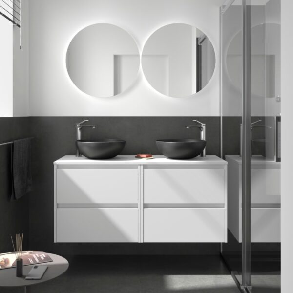 Mueble de baño con encimera de madera Noja Salgar principal 1