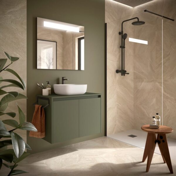 Mueble de baño con encimera de madera Noja Salgar principal 5