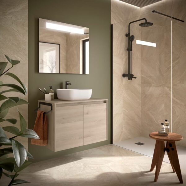 Mueble de baño con encimera de madera Noja Salgar principal 7