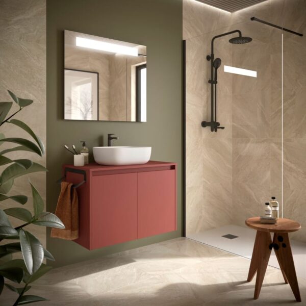 Mueble de baño con encimera de madera Noja Salgar principal 6