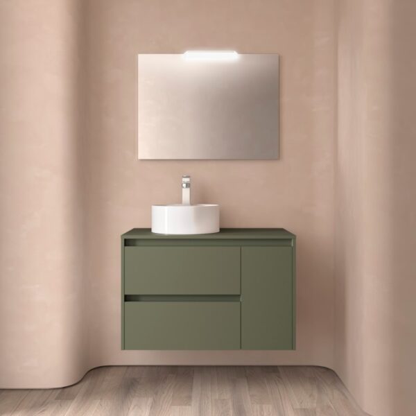 Mueble de baño con encimera de madera Noja Salgar principal 3