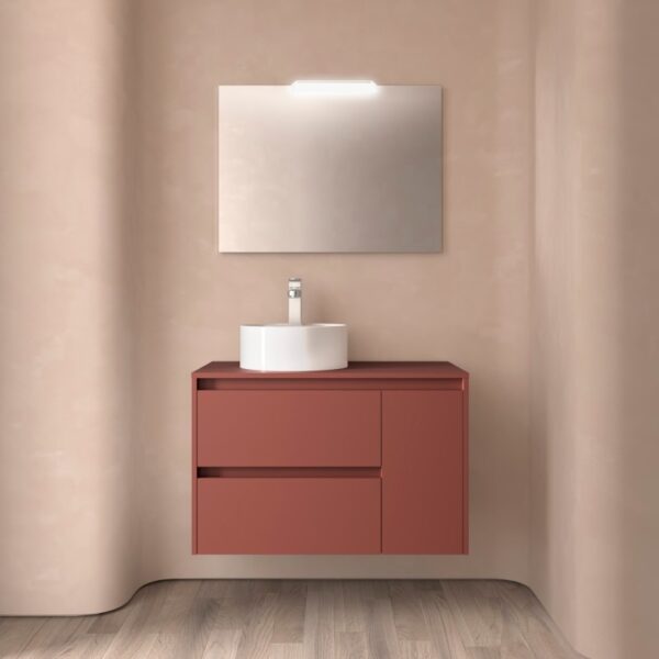 Mueble de baño con encimera de madera Noja Salgar principal 5