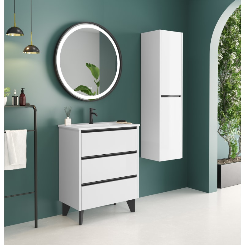 Conjunto mueble de baño fondo reducido 40cm Siena Coycama principal 0