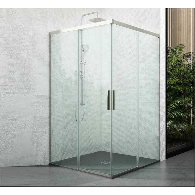 Mampara de ducha Suez Glassinox principal 0