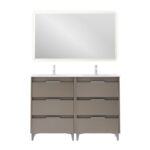 Conjunto mueble de baño Suki Amizuva 3D 11