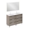 Conjunto mueble de baño Suki Amizuva 3D 12