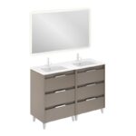 Conjunto mueble de baño Suki Amizuva 3D 12