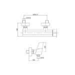 Grifo de ducha Atrio GME croquis 2