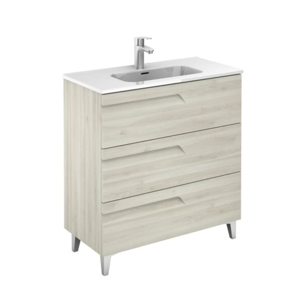 Conjunto mueble de baño fondo reducido 39 cm Vitale Royo 3D 17