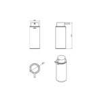 Dosificador de jabón Logic Cosmic croquis 5