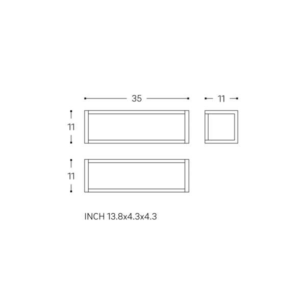 Toallero de baño The Grid Cosmic croquis 4