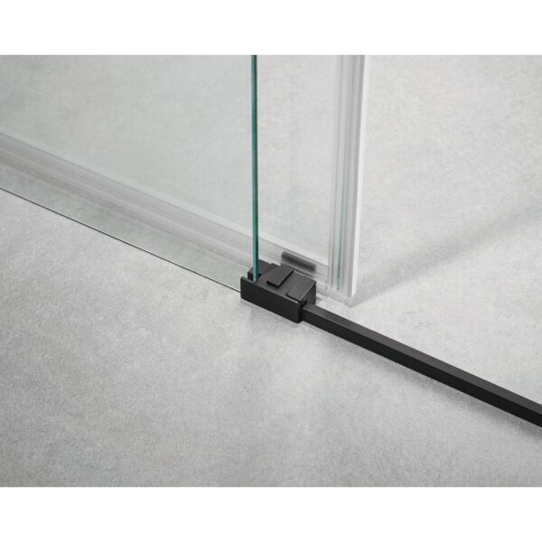 Mampara de bañera Basic Spazio negro mate GME detalle 3