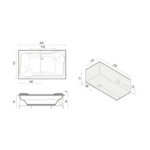 Bañera hidromasaje Atenas Oasis Star croquis 2