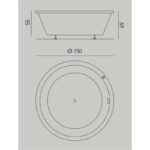 Bañera encastrada Toba Baños 10 croquis 3