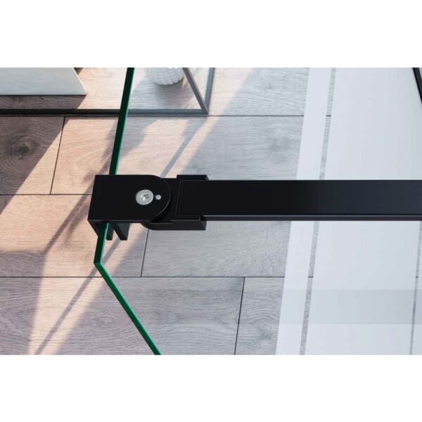 Mampara de ducha Aiki Perfilada Glassinox detalle 2