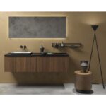 Mueble de baño con encimera de madera Biba Salgar principal 0