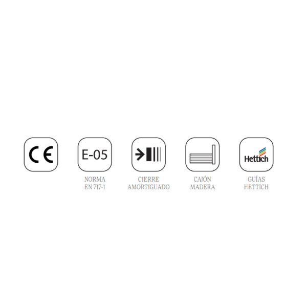 Conjunto mueble de baño Noja Salgar opción 11