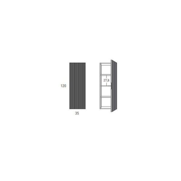 Columna de baño Bari Visobath croquis 2