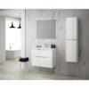 Conjunto mueble de baño fondo reducido 41cm Comet tirador cromo Coycama principal 0