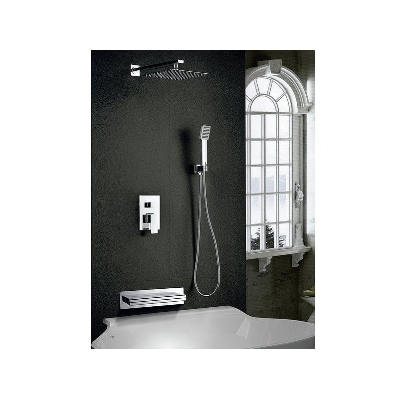 Conjunto de ducha y bañera empotrado Java Imex principal 0