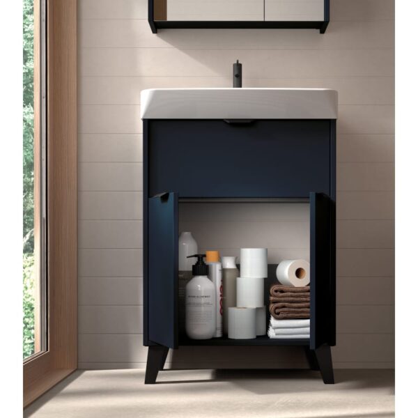Conjunto mueble de baño fondo reducido 35.5 cm Midi Visobath detalle 1