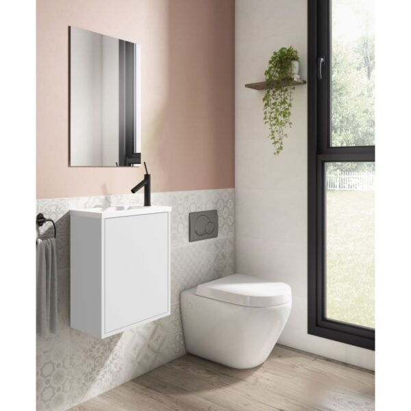 Conjunto completo mueble de baño fondo reducido 22 cm Loft Visobath principal 0