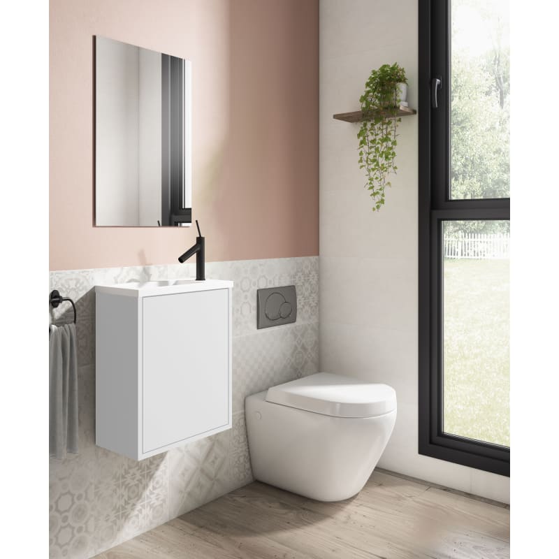 Conjunto completo mueble de baño fondo reducido 22 cm Loft Visobath principal 0