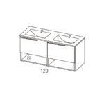 Conjunto mueble de baño Eleven Viso Bath croquis 10