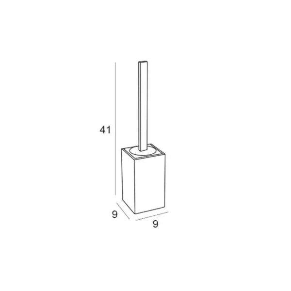 Escobillero de baño Natura 1900 Manillons Torrent croquis 1