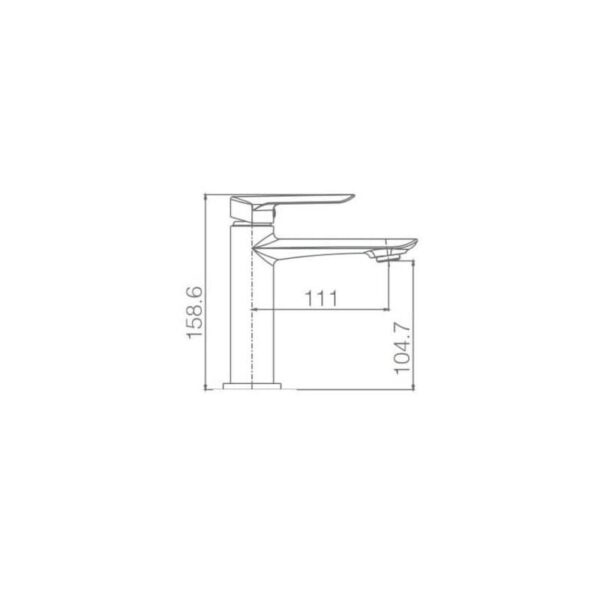 Grifo de lavabo Ural Imex croquis 6