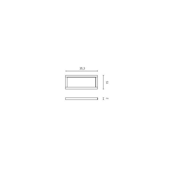 Estante de baño Square Royo croquis 3