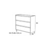 Mueble de baño de fondo reducido 39 cm Carmen Avila dos croquis 10