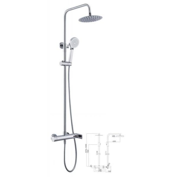 Conjunto de ducha Nassau Imex principal 0