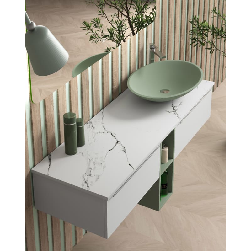 Lavabo sobre encimera Orbit Coycama ambiente 1
