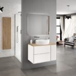 Mueble de baño Oslo con encimera de madera Coycama principal 1