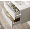 Mueble de baño con encimera de madera Landes Coycama detalle 2