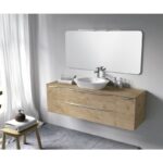 Mueble de baño Landes con encimera de madera Coycama principal 0