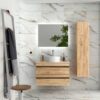 Conjunto mueble de baño con lavabo sobre encimera Born Salgar principal 0
