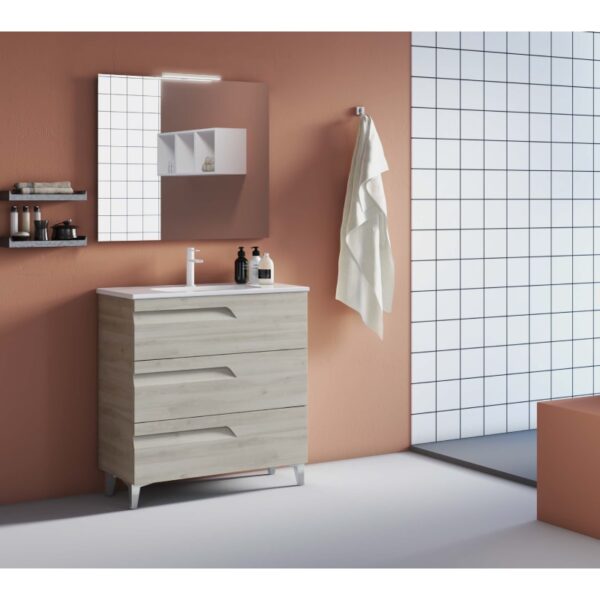 Conjunto mueble de baño fondo reducido 39 cm Vitale Royo principal 2