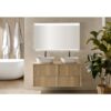 Conjunto mueble baño con encimera de madera Zama Sanchís principal 0