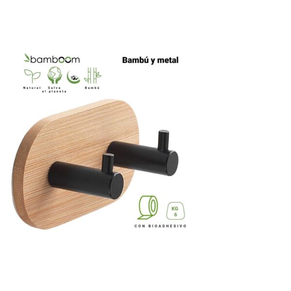 Conjunto de Perchas de baño Juncos Gedy detalle 2