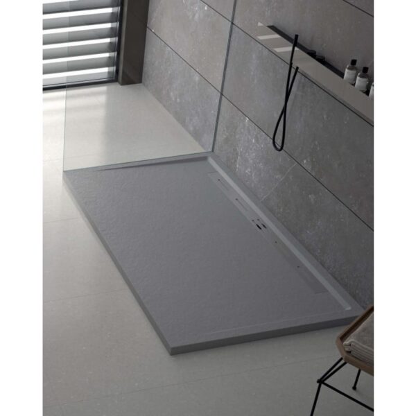 Plato de ducha de resina Canto Lateral Doccia ambiente 8