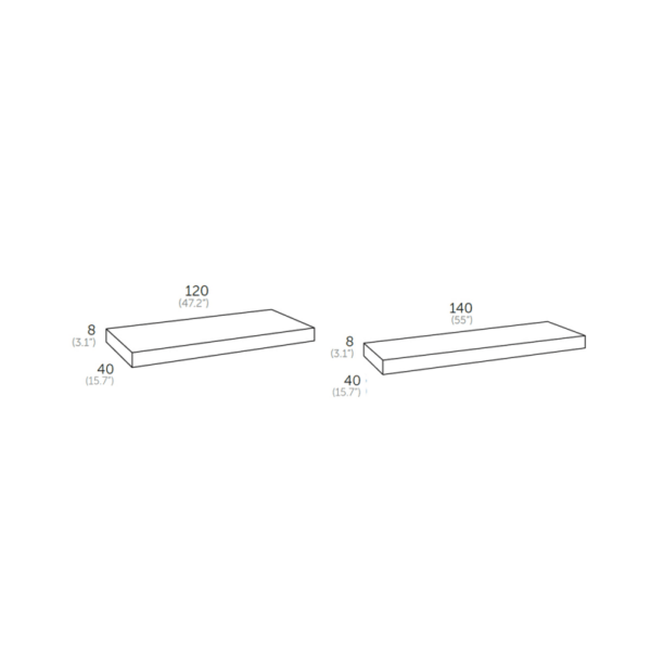 Conjunto mueble de baño Flow Coycama croquis 2